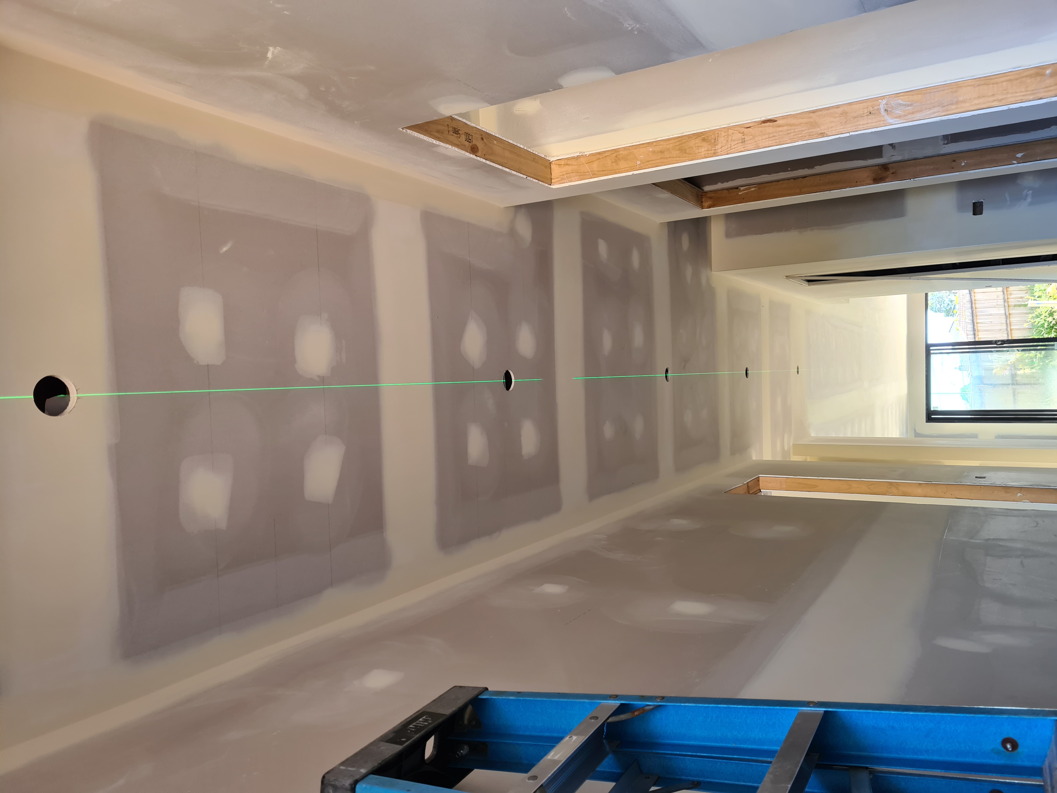 Recessed downlight layout new build